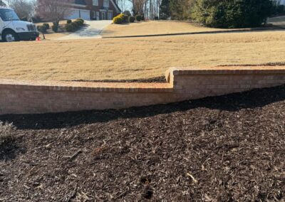 Nature's Canvas Masonry Brick Wall Build Johns Creek Georgia