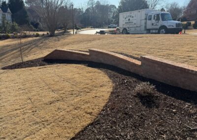 Nature's Canvas Masonry Brick Wall Build Johns Creek Georgia